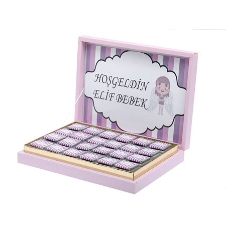 İsme Özel Kız Bebek Çikolatası ELLA0001121