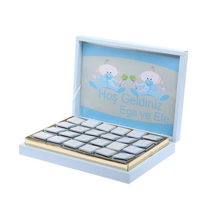 İsme Özel Erkek Bebek Çikolatası ELLA0001124