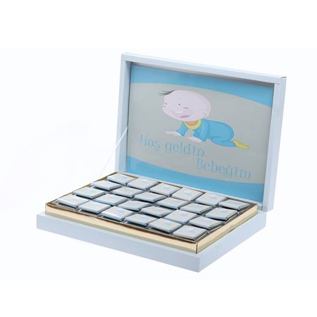 İsme Özel Erkek Bebek Çikolatası ELLA0001125