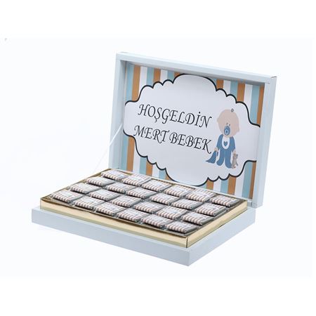 İsme Özel Erkek Bebek Çikolatası ELLA0001131