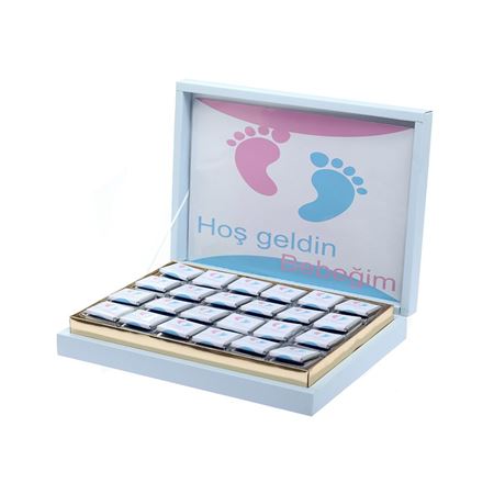 İsme Özel Erkek Bebek Çikolatası ELLA0001132