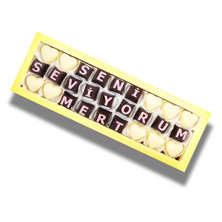 Sevgiliye Özel Dekorlu Çikolata ELLA0001199
