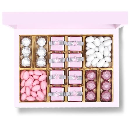 Özel Dekorlu Karışık Kız Bebek Çikolatası ELLA0001133